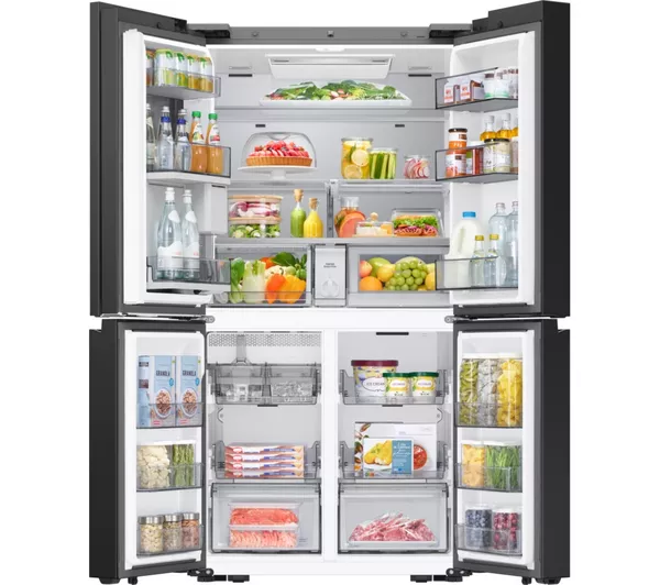 SAMSUNG Bespoke AI Series 9 RM90F67CECEU Smart Fridge Freezer - Black - Image 2