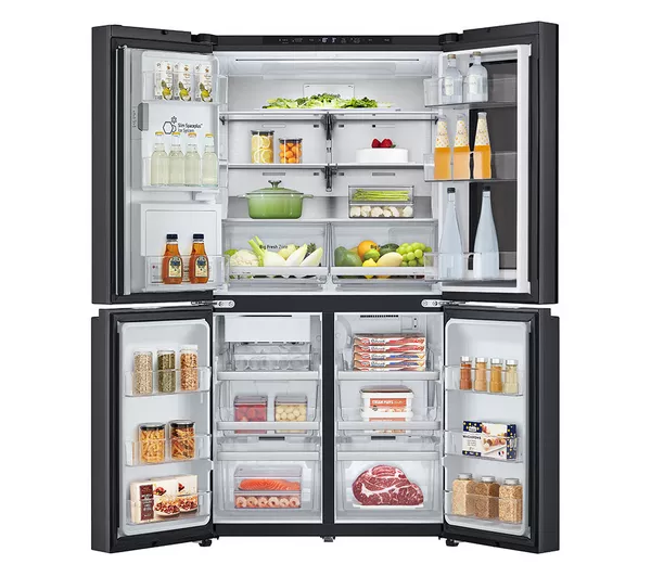 LG CraftIce InstaView GMG96CRAFT American-style Smart Fridge Freezer - Essence Black Steel - Image 7