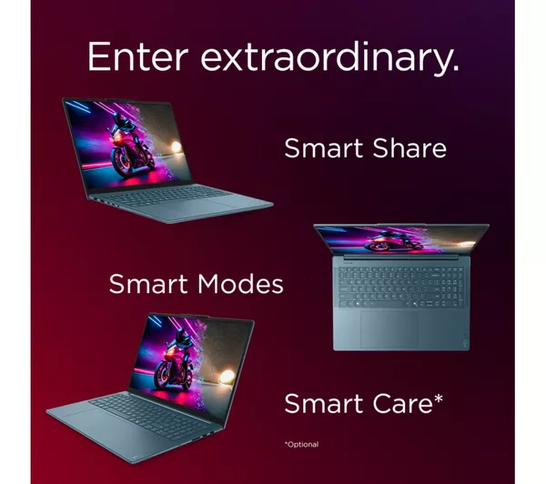 LENOVO Yoga Pro 9 16" Laptop, CoPilot+ PC - Intel® Core™ Ultra 9, 2 TB SSD, Tidal Teal - Image 3