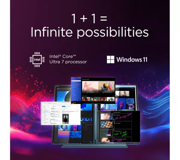 LENOVO Yoga Book 9 U7 14" 2 in 1 Laptop - Intel® Core™ Ultra 7, 1 TB SSD, Tea - Image 4