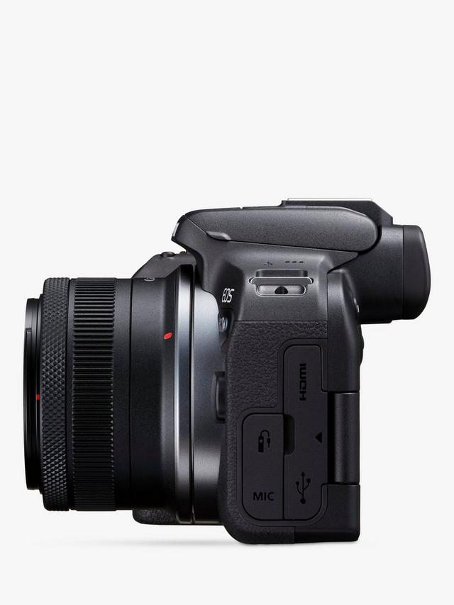 Canon - EOS R10 Compact System Camera with RF-S 18-45mm Zoom Lens, 4K Ultra HD, 24.2MP, Wi-Fi, Bluetooth, OLED EVF, 3" Vari-Angle Touch Screen, Black - Image 3