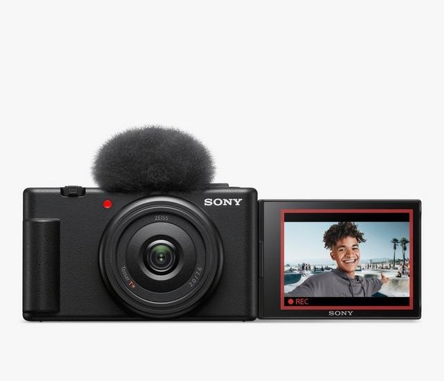 Sony - ZV-1F Compact Vlogging Camera with 20mm Lens, 4K Ultra HD, 20.1MP, Wi-Fi, Bluetooth, 3” Vari-Angle Touch Screen, Black - Image 2