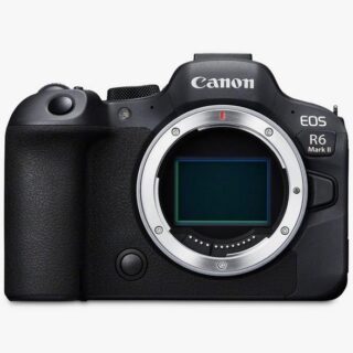 Canon - EOS R6 Mark II Compact System Camera, 6K/4K Ultra HD, 24.2MP, Wi-Fi, Bluetooth, OLED EVF, 3" Vari-Angle Touch Screen, Body Only