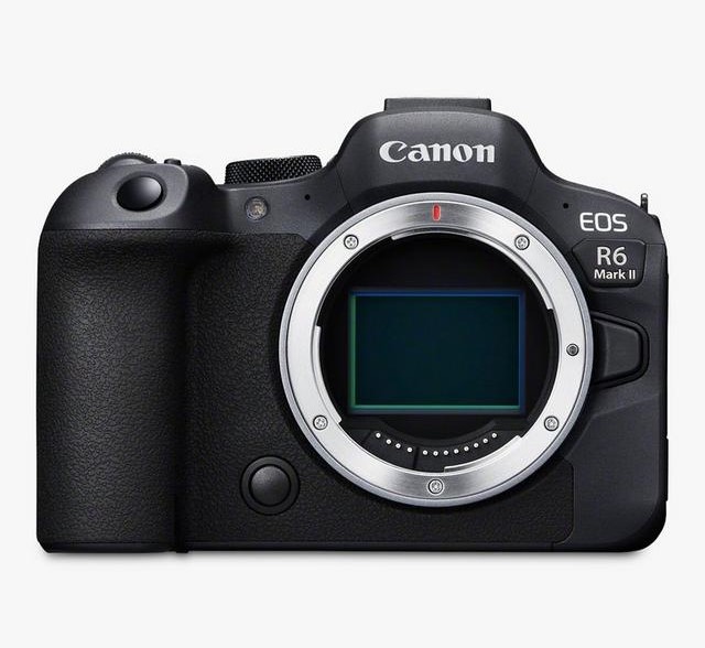 Canon - EOS R6 Mark II Compact System Camera, 6K/4K Ultra HD, 24.2MP, Wi-Fi, Bluetooth, OLED EVF, 3" Vari-Angle Touch Screen, Body Only