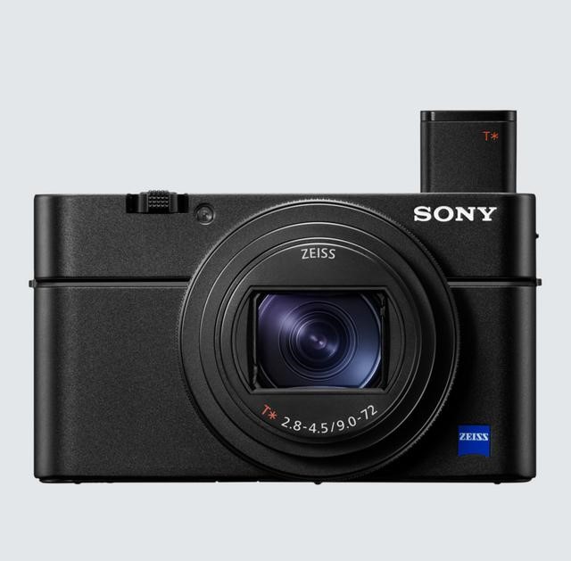 Sony - Cyber-shot DSC-RX100 VII Camera, 4K, 20.1MP, 8x Optical Zoom, Wi-Fi, Bluetooth, NFC, OLED EVF, 3" Tiltable Touch Screen, Black