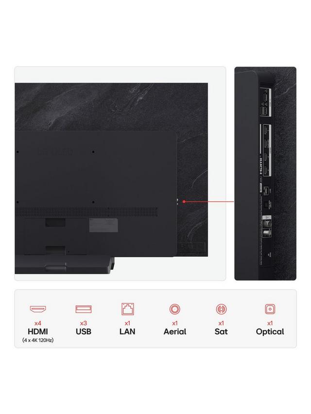 LG - OLED55C54LA (2025) OLED HDR 4K Ultra HD Smart TV, 55 inch with Dolby Atmos, Dark Titan Silver - Image 5