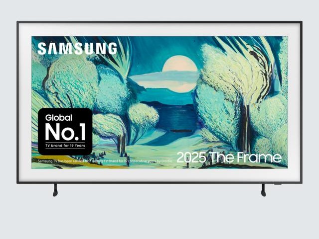 Samsung - The Frame (2025) QLED Art Mode Smart AI TV with Slim Fit Wall Mount, 55 inch