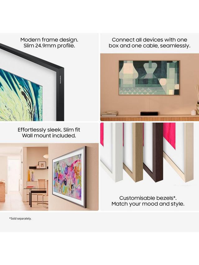Samsung - The Frame (2025) QLED Art Mode Smart AI TV with Slim Fit Wall Mount, 55 inch - Image 4