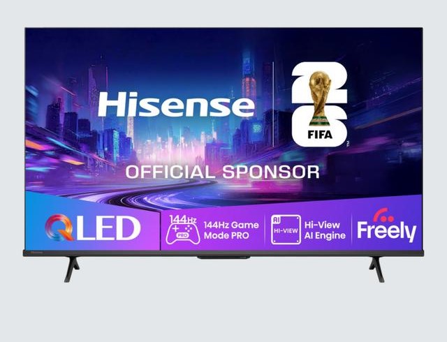 Hisense - 43E7QTUK PRO (2025) QLED HDR 4K Ultra HD Smart TV, 43 inch, Black